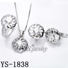 Weiß 925 Silber Schmuck Set (YS-1838)